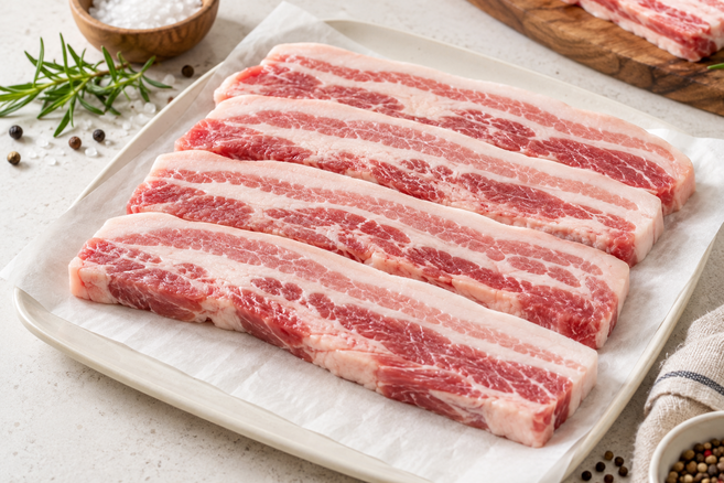온푸드 육즙가득 두툼한 구이용 삼겹살 12mm (HACCP 500g진공포장), 1개, 6kg
