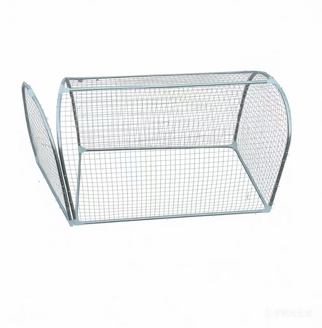 닭 터널 닭장 이동 케이지 오리 병아리 양계장 활주로, 1개, 1. 아연 도금 철망 1m(양쪽 문없음)