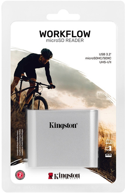 金士頓Workflow Station 模組座和 台灣公司貨 二年保固, 1個, 讀卡機 (microSD小卡), Silver, WFS-SDC