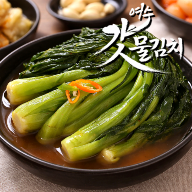 [여수돌산직송] 당일생산 입맛 살리는 전라도 여수 돌산 갓물김치, 1개, 2kg