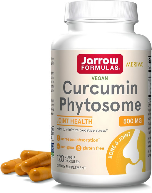 Jarrow FORMULAS 賈羅公式 薑黃素素食膠囊 500mg, 120顆, 2罐