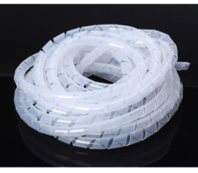 꽈배기 전선보호대 케이블 정리 길이조절 게이밍룸, 블랙 내경 둘레8mmx길이10m, 1개