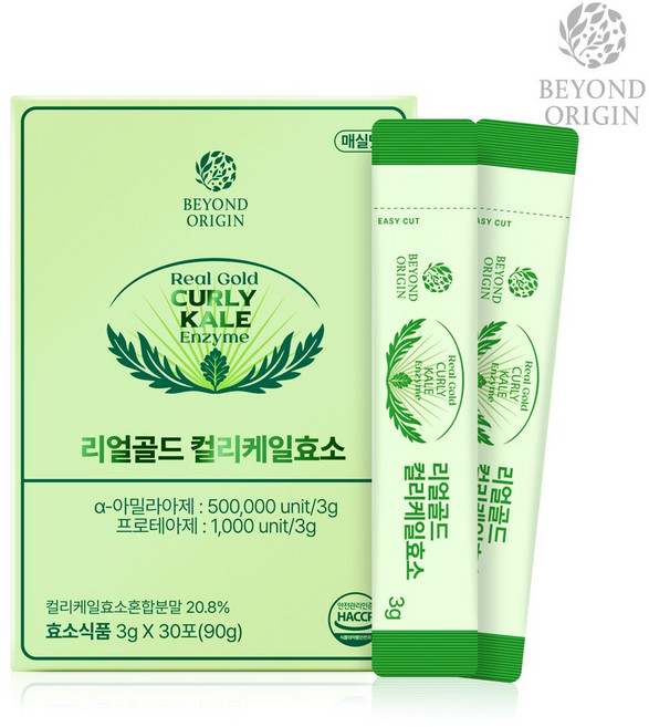 [비욘드오리진] 리얼골드 컬리케일효소 (3g*30포), 1개