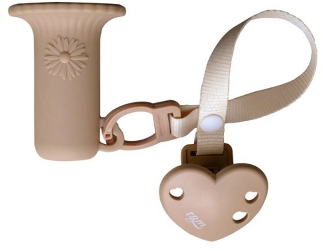 티지엠 유아용 데이지 티딩 러스크 홀더 세트, Rusk Holder + Heart Holder +, cream butter, 1개