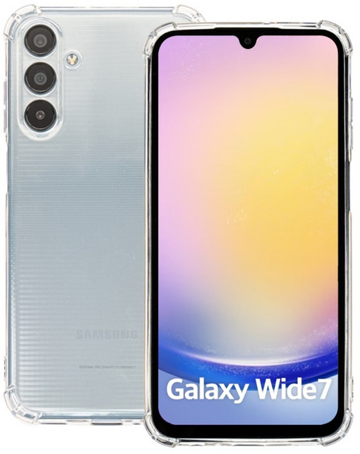 갤럭시와이드7 충격보호 투명 젤리케이스 2개