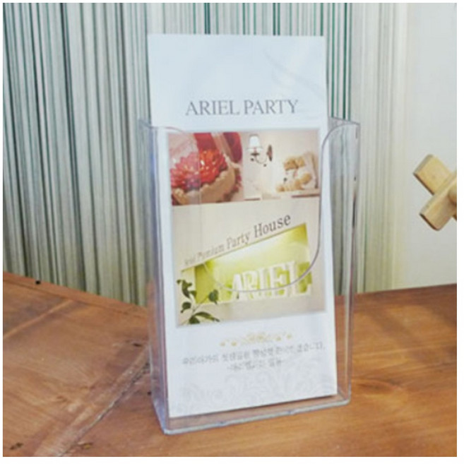 KHS 아크릴보관함 A6 아크릴정리함 벽걸이정리함, 1개