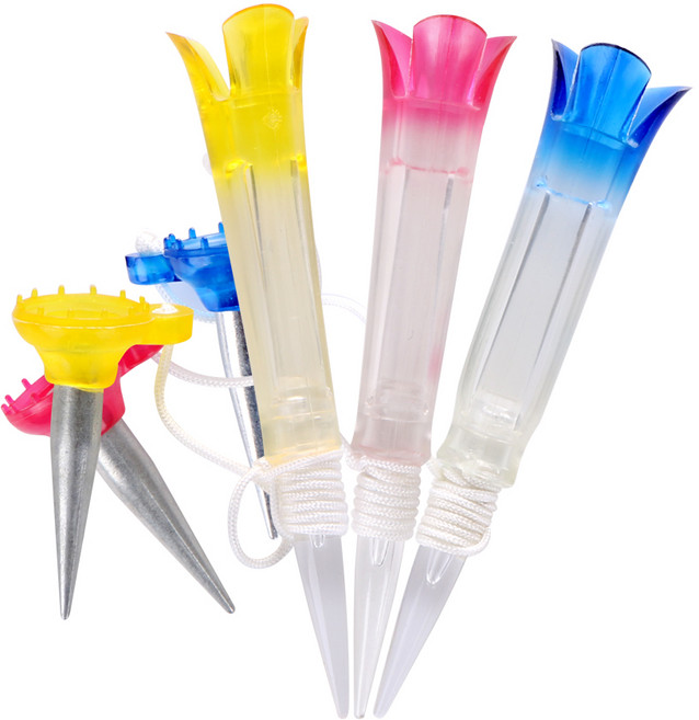 카시야 플라워 골프티꽂이, 플라워골프티_색상랜덤, 1개