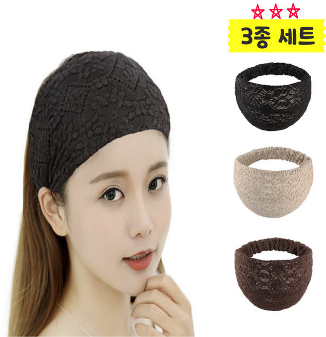 플랜뷰 여성 주방 두건 헤어밴드