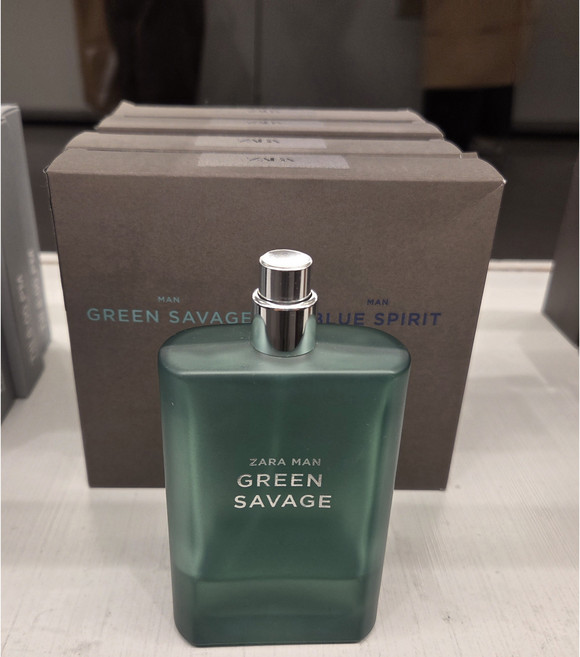 GREEN SAVAGE + BLUE SPIRIT 오드 뚜왈렛 2X100ML (3.4 FL.OZ), 2개, 100L