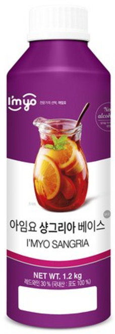 아임요 샹그리아 베이스, 1.2kg, 1개