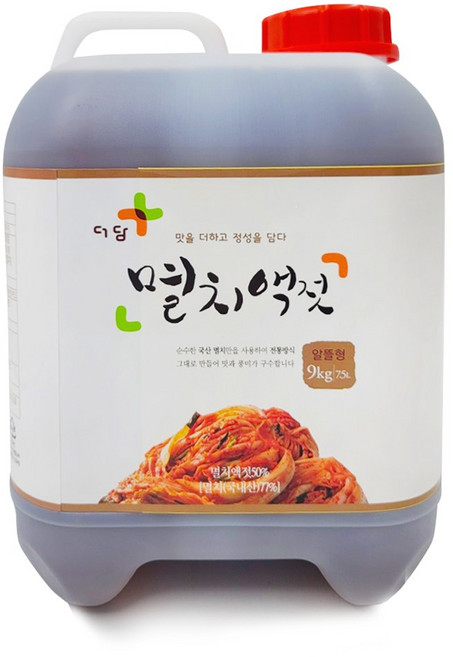 [얌얌마켓] 더담 멸치액젓 9kg, 1개