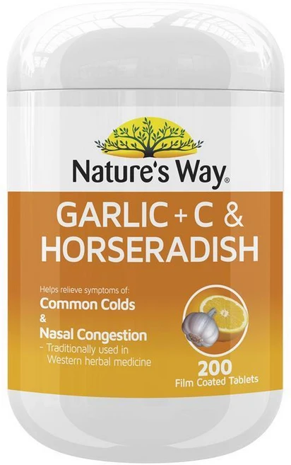 네이처스웨이 마늘 C 호스래디쉬, 1개, 200정 - 쿠팡