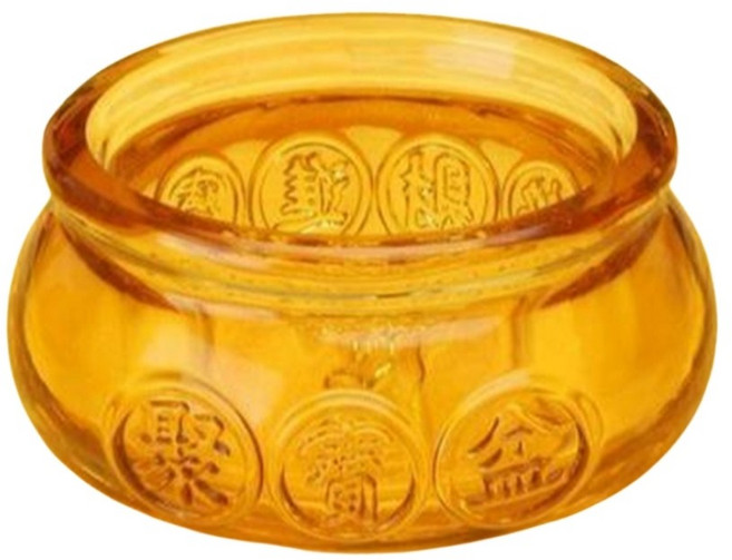 聚寶盆 居家裝飾擺件 桌面擺飾, 【聚寶盆】金黃色