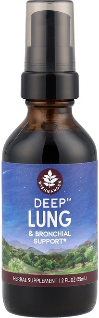 WishGarden Herbs Deep Lung™ & Bronchial Support 2 fl oz (59 ml), WishGarden Herbs, Deep Lung™ &, 1개, 59ml - 쿠팡