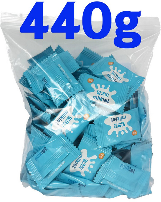 산들에바람 앙팡 밀크릿 국산우유 밀크캔디 아기사탕 +서비스증정, 440g, 1개