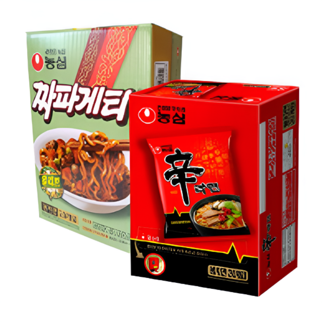 (장우) 농심 신라면 10입 + 농심 짜파게티 10입, 40개