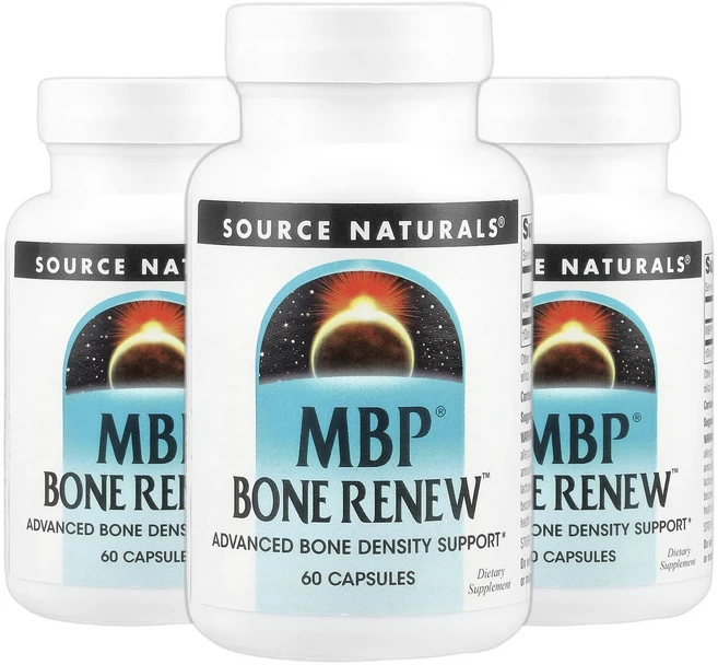 소스내추럴스 MBP BoneRenew 엠비피 본리뉴 40mg 60캡슐 3개, 60정 - 쿠팡