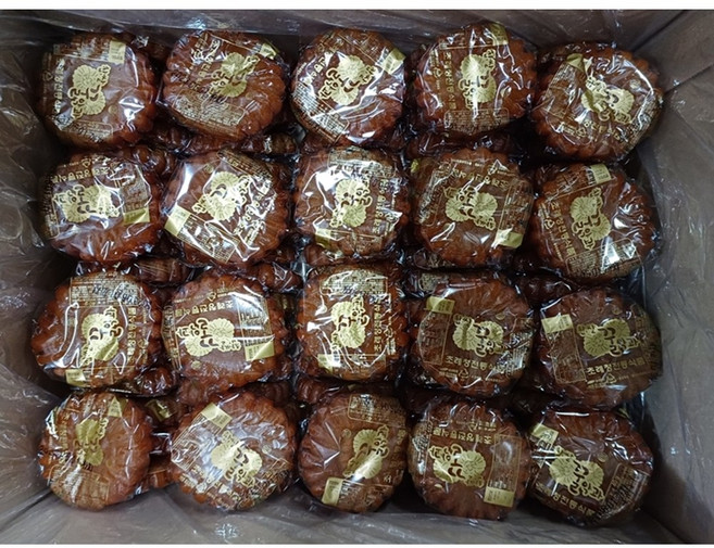 초례청 찹쌀 꿀 약과 40g 100개 최신제조 맛있는 약과 간식 다식