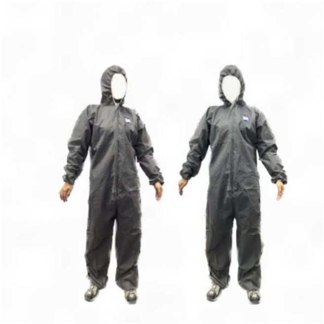 원피스 보호복 작업복 지퍼형 부직포 일체형 일회용 방진 페인트 도장 화학 현장