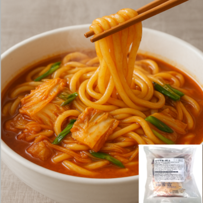 [224] 야참 김치우동 495g, 1개