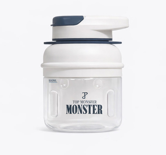 탑몬스터 헬스 필수템 단백질 프로틴 쉐이크 텀블러 대용량 블렌더 믹서기 MSM080, 탑몬스터 800ml 그레이
