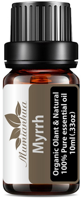 【Mumianhua木棉花】沒藥精油 台灣代理現貨 100%天然植物萃取 擴香掛瓶吊墜, 1個, 10 ml 精油, 10, 沒藥 (Myrrh)