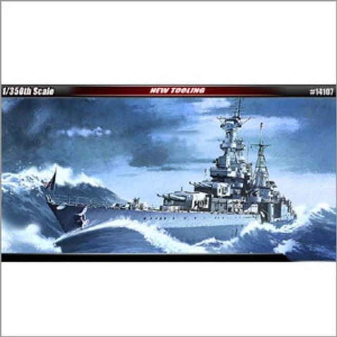 미해군 인디애나 전함 아카데미과학 프라모델 순양함, 1개