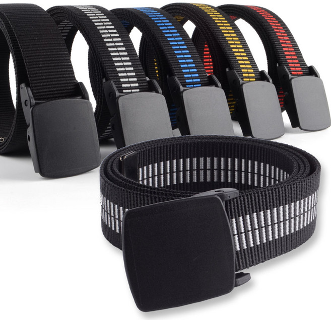 지원군몰 국산 48인치 롱 빅사이즈 남성 여성 아웃도어 플라스틱 버클 등산벨트