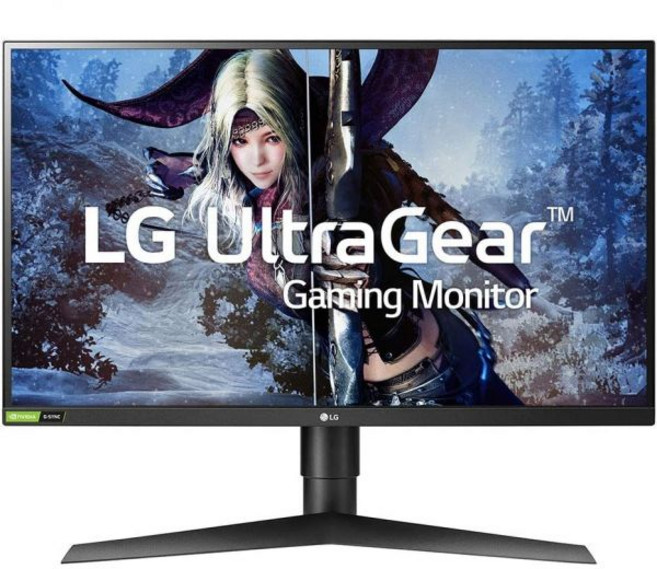 LG UltraGear QHD 27인치 게이밍 모니터 27GL850B HDR 10 호환 Nano IPS 1msGtG NVIDIA GSYNC 144Hz 블랙, 1개