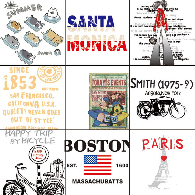 연우 의류 전사지 티셔츠 에코백 리폼 열전사지 제작 단체, 1개, 216번