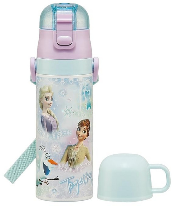 Skater 스케이터 겨울왕국 2WAY 스테인리스 보온보냉 물병 470ml