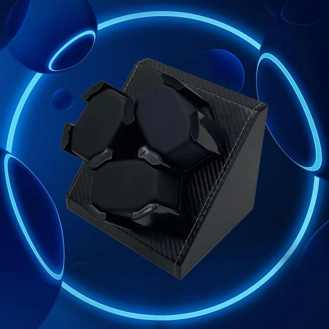 자동 시계 3 대 한 와인 더 PU 가죽 회전 스토리지 디스플레이 범용 USB 5V1A