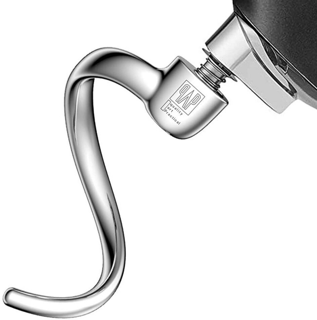 [아마존4.5+ 미국출고 181951] 쿠진아트 5.5쿼트 스탠드 믹서 전용 올스텐 18/8 나선형 반죽 후크 교체용 식기세척기 가능, [아마존4.5+ 미국출고 181951] 쿠진아트 5.5