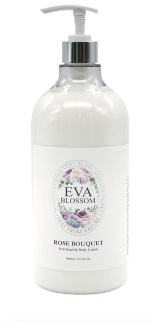 에바블라썸 로즈부케 핸드앤 바디로션 1000ml, 1개, 1L - 쿠팡