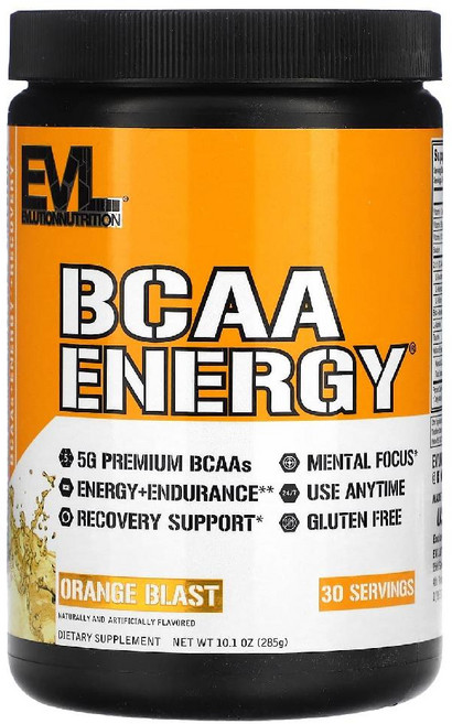 이블루션뉴트리션 BCAA 에너지 비타민 류신 아이소류신 발린 과일 펀치 쉐이크 288g, 286g