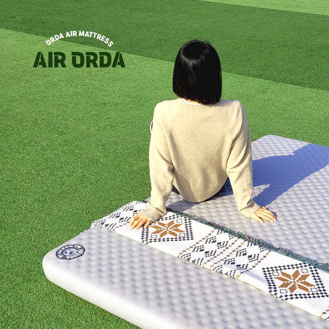 에어오르다 경량 에어매트 260x200x12cm, 110-200-12CM-전동펌프포함