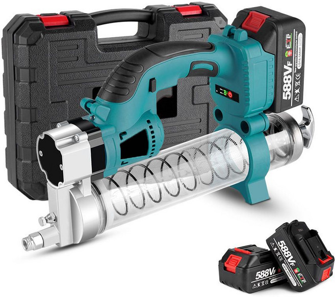 전동구리스건 자동구리스건 마끼다 18V 배터리 호환 전동구리스주입기 충전구리스건, 베어툴, 1개