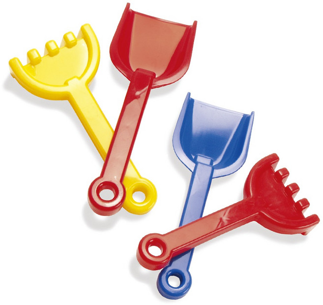 댄토이 모래삽 4개 세트 모레놀이 세트 장난감, 1개