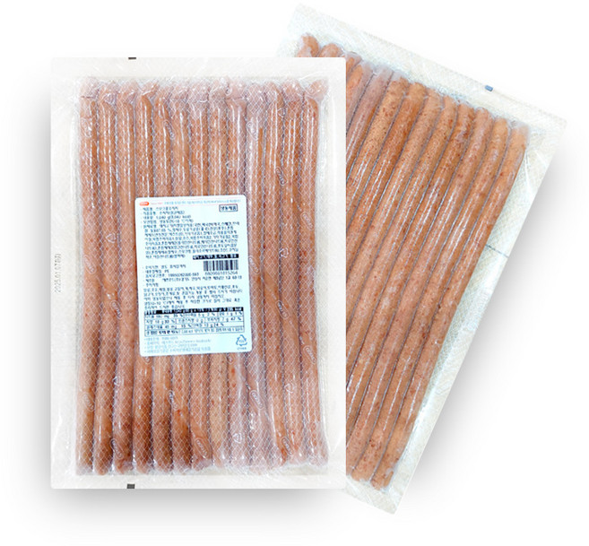 에쓰푸드 스모크 롱소세지 1040g 냉동 [아이스박스포함], 1개, 1.04kg