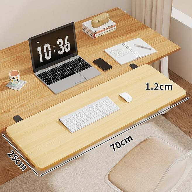 정싱 책상 연장선반 책상확장 확장테이블 키보드거치대, 원색