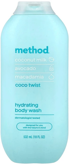 메소드 하이드레이팅 바디워시 코코 트위스트 532ml (18 fl oz) MTD-11137 - 쿠팡