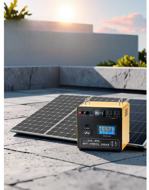 가정용 태양광 발전기 패널 태양광발전 부착형 단결정, 1개, 600w 발전기 18만 배터리 135w 보드