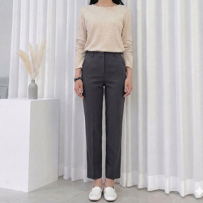 여성 정장바지 테이트 팬츠 S~3XL 빅사이즈 여성의류