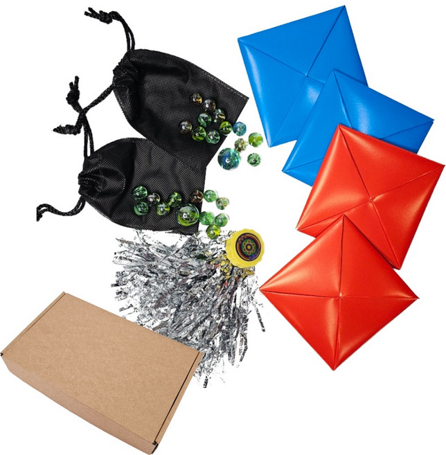 전통놀이 3종세트 딱지 제기 구슬놀이 민속놀이 어르신, 전통놀이3종, 1개