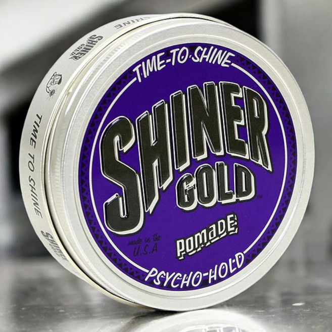 Shiner Gold 샤이너골드포마드 싸이코 홀드 포마드 112g, 1병