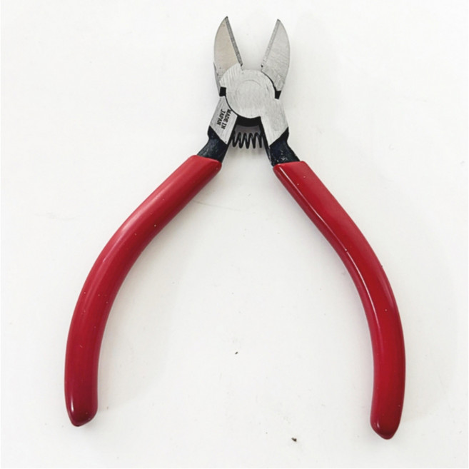 일제 100mm 고급 니퍼, 1개, 빨강