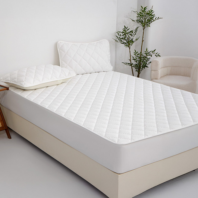 사계절 누빔 침대 매트리스 시트 방수 커버 솜중량 200g