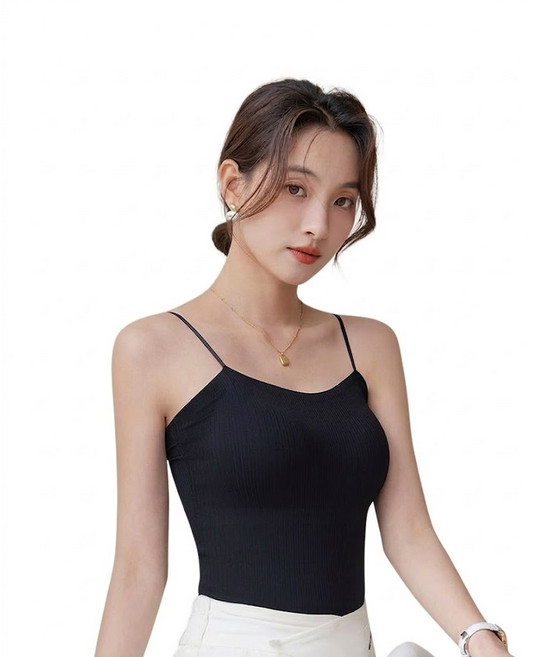 케미솔 여성 슬림핏 브라캠 나시