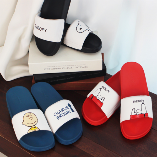 [젊은이마켓] 피너츠 스누피 슬리퍼 실내화 실내 슬리퍼 (230~270)