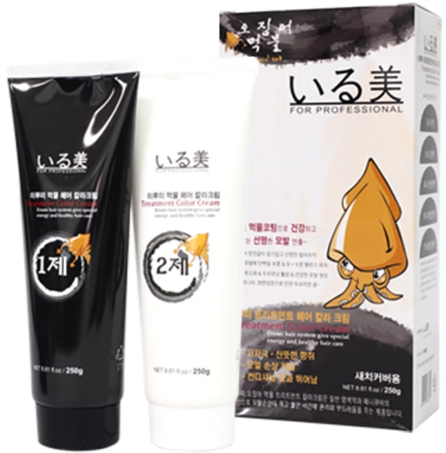 이루미 오징어먹물 새치 염색약, 7N, 1개 - 쿠팡